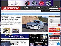 Aper�u du site L'Automobile Magazine - revue mensuelle automobile