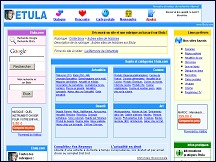 Aperu du site Etula - annuaire gnraliste et moteur de recherche canadien