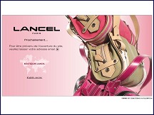 Aperçu du site Lancel.com - sacs Lancel, bagages et maroquinerie de luxe Paris