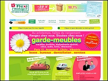 Aper�u du site Flexi Stockage - location espaces de stockage, garde-meubles Paris Ile de France