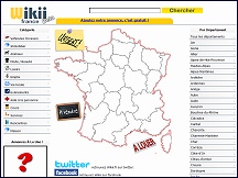 Aperu du site Wikii - petites annonces gratuites sur toute la France