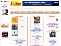 Aperçu du site Zicline.com