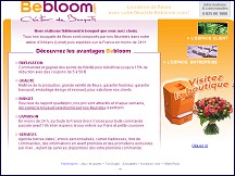 Aperu du site BeBloom.com - pour envoyer vos bouquets de fleurs par internet
