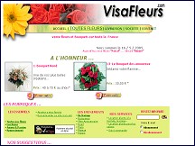 Aperu du site Visafleurs.com