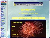 Aperu du site Lameteo.org