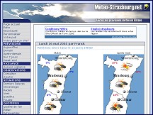 Aperçu du site Météo Alsace