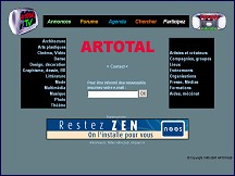 Aperçu du site Artotal.com