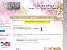 Aper�u du site Cours CAP Esth�tique - formation CAP esth�tique � distance