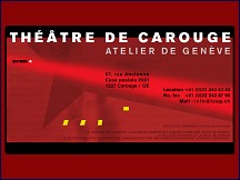 Aperçu du site Théâtre de Carouge - Genève