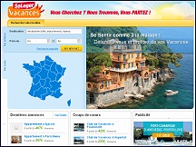 Aperu du site SeLoger Vacances - annonces locations vacances, gtes, chambres d'htes
