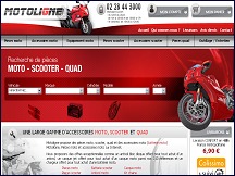 Aperu du site MotoliGne - vente de pices dtaches moto, pices et accessoires pour motos