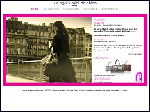 Aperu du site Un Aprs-Midi de Chien - collection de sacs pour femmes 