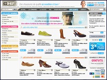 Aperu du site Chaussures-Hommes-Femmes.com - vente de chaussures de marque