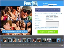 Aperu du site PeexMe - rencontres internationales gratuites en ligne