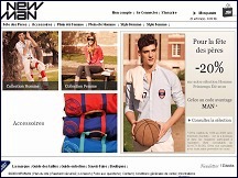 Aperçu du site NewMan.fr - boutique en ligne de vêtements et accessoires NewMan