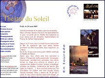 Aperçu du site Le theatre du soleil