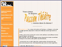 Aperçu du site Passion Théâtre