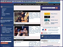Aperçu du site Theatre-contemporain.net