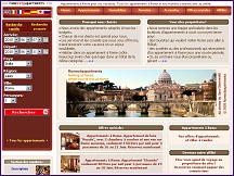 Aperu du site Rome City Apartments - location appartements  Rome, vacances et courts sjours
