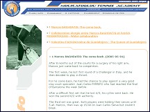 Aperçu du site Mouratoglou Tennis Academy Paris : TETC