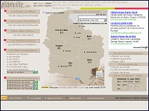 Aper�u du site Planville - plans interactifs de villes du Pas-de-Calais, Nord, Picardie