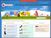 Aperu du site Baby-Lux.com - articles de puriculture de grandes marques 