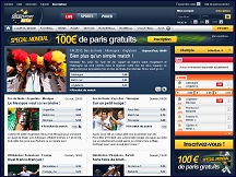 Aperu du site EurosportBET.fr - paris sportifs lgaux avec la chane Eurosport