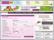 Aper�u du site Immonot - annonces immobil�res, achat immobilier neuf, annuaire notaires