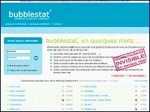 Aperu du site Bubblestat - outil gratuit de gestion des statistiques pour site web