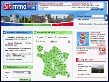Aper�u du site SitImmo - portail immobilier: particuliers et professionnels de l'immobilier