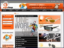 Aperu du site EyeShop - lunettes de vue, lunettes de soleil, masques de sport de marque