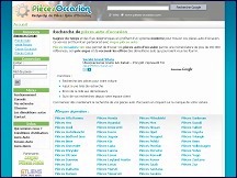 Aper�u du site Pi�ces Occasion - vente de pi�ces d�tach�es automobiles d'occasion