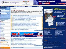 Aperu du site Sport Stratgies Hebdo - site du sponsoring et du marketing sportif