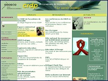 Aperçu du site Centre Régional de Documentation Pédagogique de Grenoble