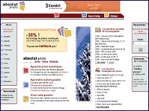 Aperçu du site Portail de la photographie numérique - Absolut Photo