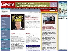 Aperçu du site LE POINT