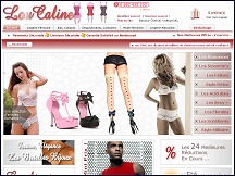 Aperçu du site Lou Caline - boutique de lingerie fine et de sous-vêtements