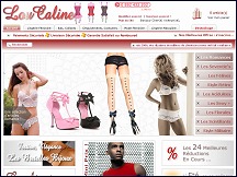 Aper�u du site Lou Caline - boutique de lingerie fine et de sous-v�tements