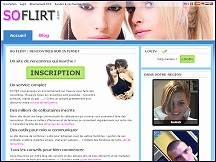 Aperu du site SO Flirt - rencontres sur internet avec chat et webcam, inscription gratuite