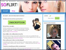 Aperçu du site SO Flirt - rencontres sur internet avec chat et webcam, inscription gratuite