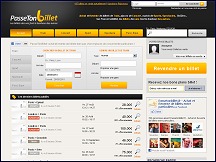 Aper�u du site PasseTonBillet.fr - achat et revente billets de train Prems, Eurostar, Thalys