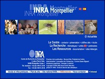 Aperçu du site Centre INRA de Montpellier
