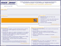 Aperçu du site Coach'Invest
