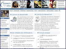 Diamants Infos : l'univers du diamant, de la mine � la bijouterie...