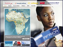Aperu du site Partir en Afrique avec Lufthansa - destinations africaines de Star Alliance