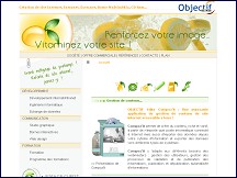 Aperçu du site Objectif - création de sites internet et intranet