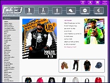 Aperçu du site Central 13 Store - magasin de vêtements et accessoires style Hip Hop