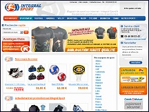 Aperçu du site Integral Sport - vêtements et équipements sportifs 