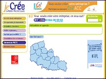 Aperçu du site Je crée en Nord - Pas de Calais : création et transmission d'entreprise