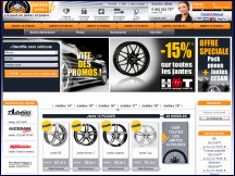 Aper�u du site Jantes-Pneu.fr - vente en ligne de jantes et de pneus pas cher